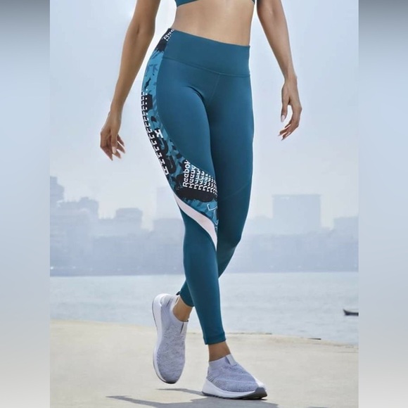 REEBOK Green Tights Yogapants (S) - Picture 2 of 2